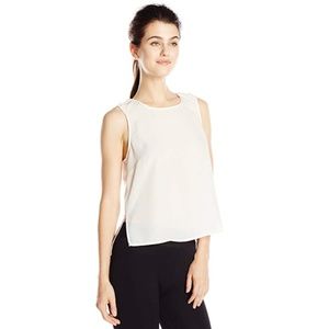 BCBGeneration Women's Sleeveless Pearl-Trim Top